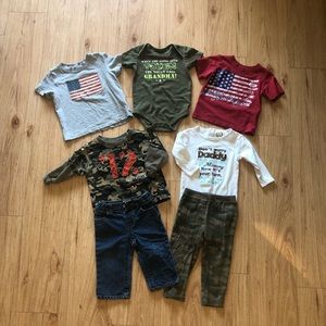 Patriotic toddler outfits. Military. America.